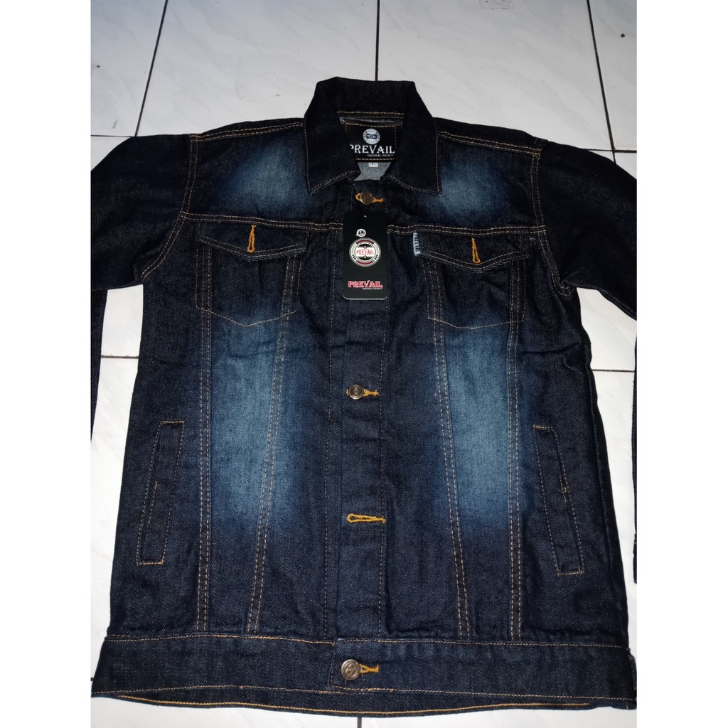 Jaket jeans pria jaket jeans prevail washing