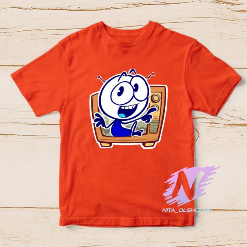 baju kaos anak karakter pencilmation kartun Yt