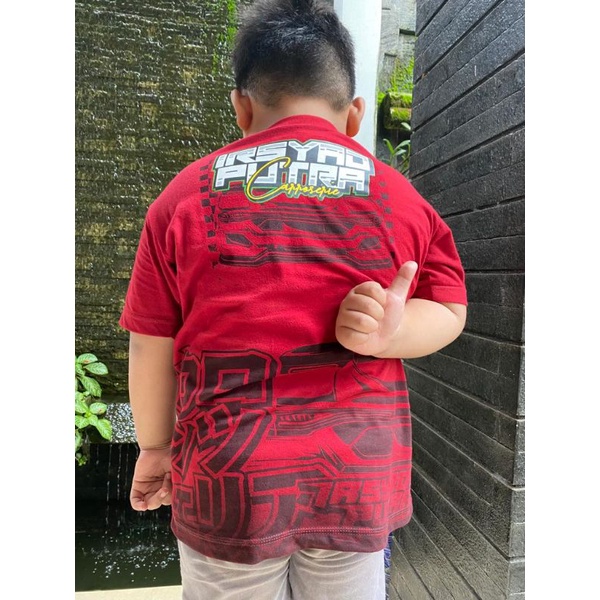Kaos Anak Canter Explore Maroon IRSYAD PUTRA KAROSERI