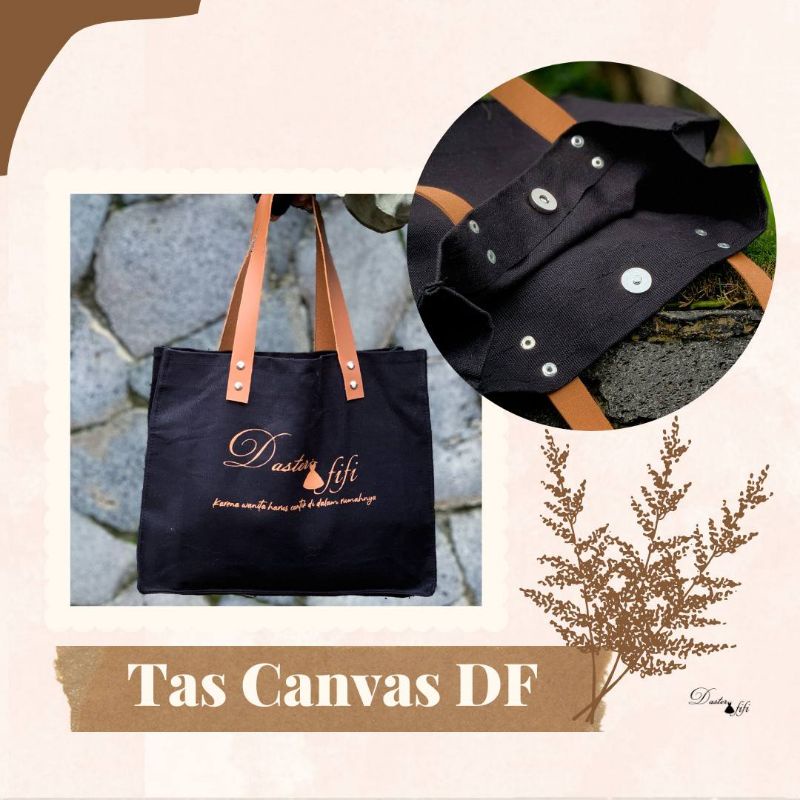 Tas Canvas Daster Fifi | Totebag Daster Fifi