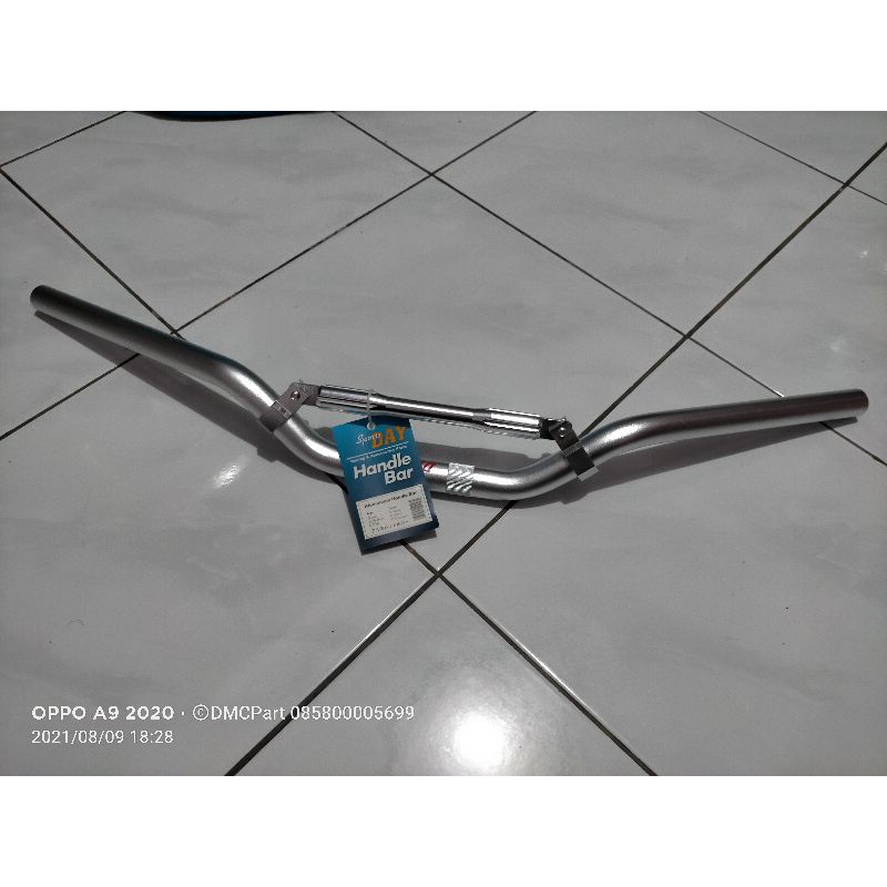 STANG STIR REPLIKA COPY DAYTONA MEREK DAY TIPE LOW SILVER TITANIUM HITAM TEBAL