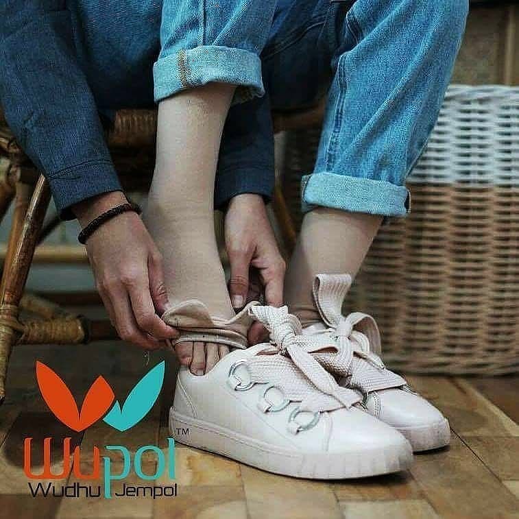 Kaos Kaki Wudhu Jempol Muslimah - Kanik Infinity Wupol Allsize Polos