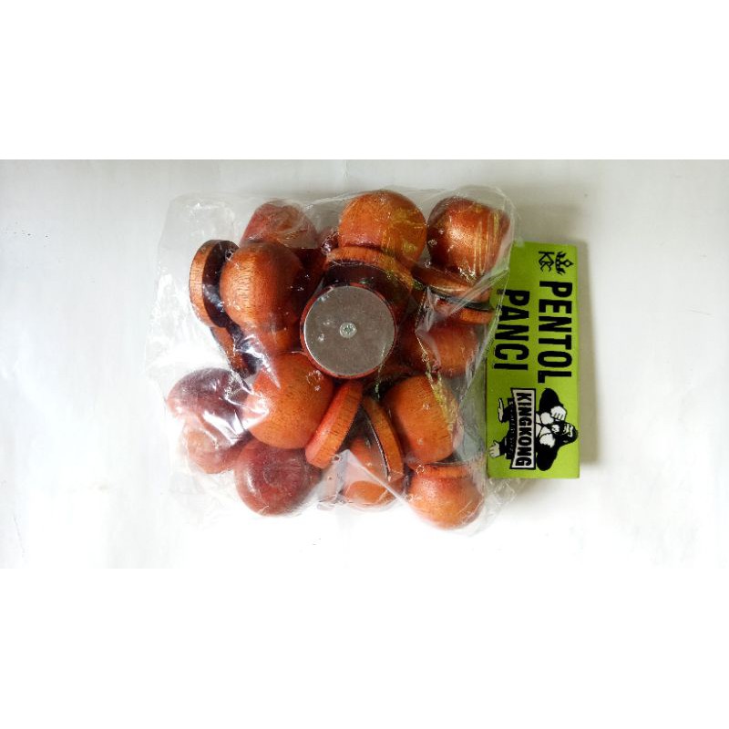 Produsen Pegangan Tutup Panci Kayu Anti Leleh 20 Pcs / Pentol Tutup Panci Anti Leleh Bahan Kayu Plitur 20 Pcs MyoZnrbTyEDKex