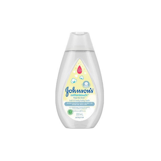 JOHNSONS BABY BATH COTTONTOUCH HAIR BODY 200ML