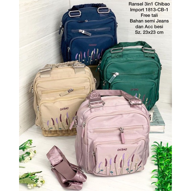 Ransel 3in1 Chibao Import 1813-CB-1