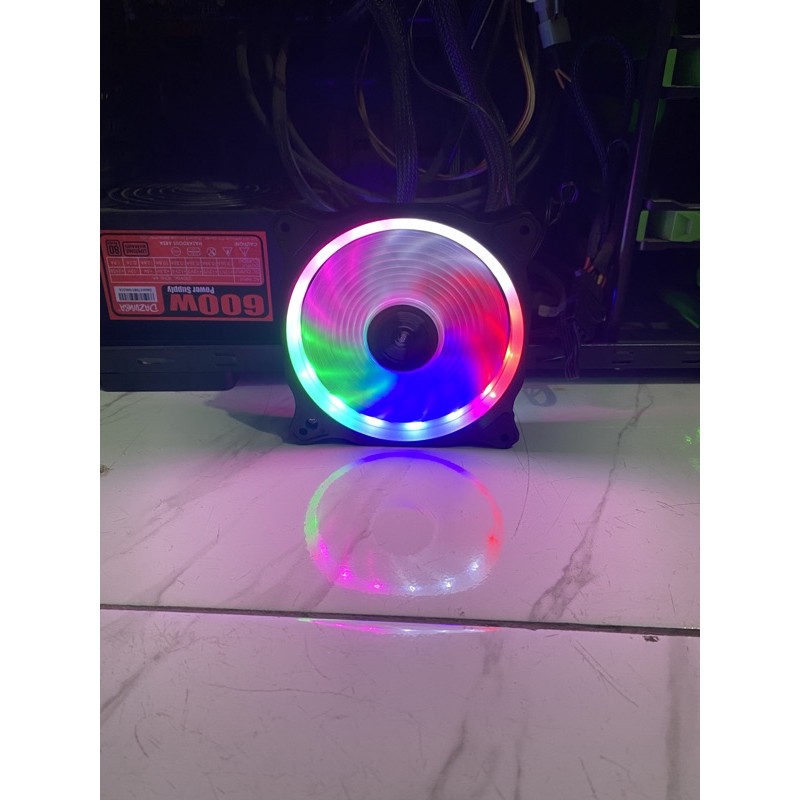 POWER UP LOOP RGB Fan Casing 12CM Single RING LED Fan Case 120mm