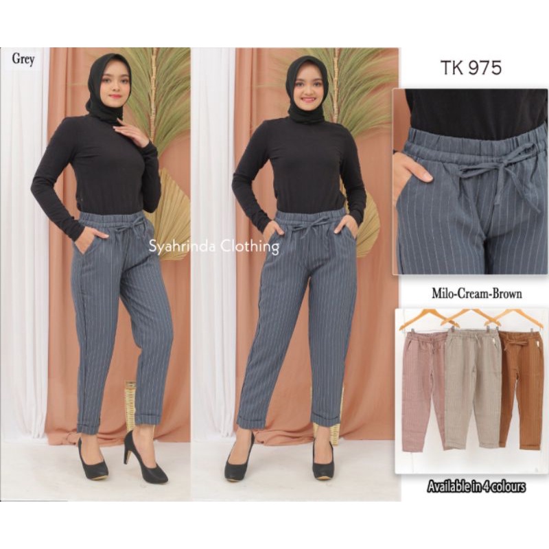 Celana Panjang Katun Premium Bawahan Kerja Wanita