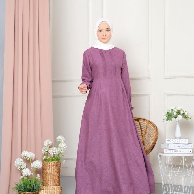 gamis katun madina/ rempel/ terlaris / termurah / best seller