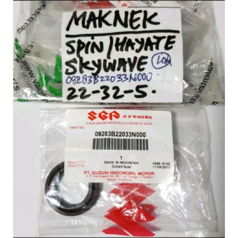 SEAL KER AS MAKNEK MAGNET BAGIAN KANAN 22×32×5 SPIN SKYWAVE SKYDRIVE HAYATE 09283B22033 ORISINIL SGP