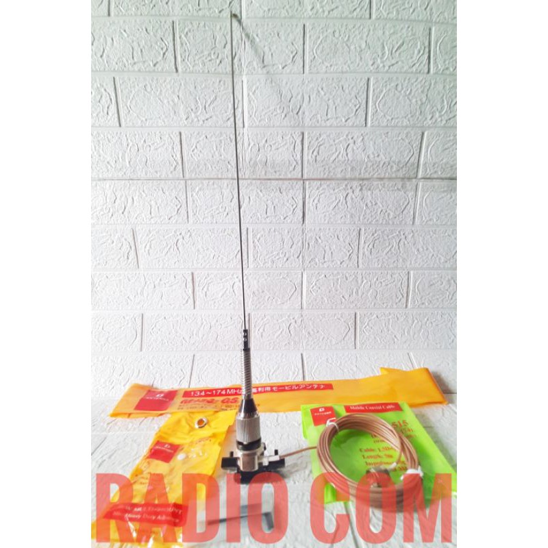 PAKET ANTENA RADIO MOBIL VHF ANTEN M150 GS GSA / ANTENA RADIO RIG VHF PAKET FULLSET ANTENA MOBIL