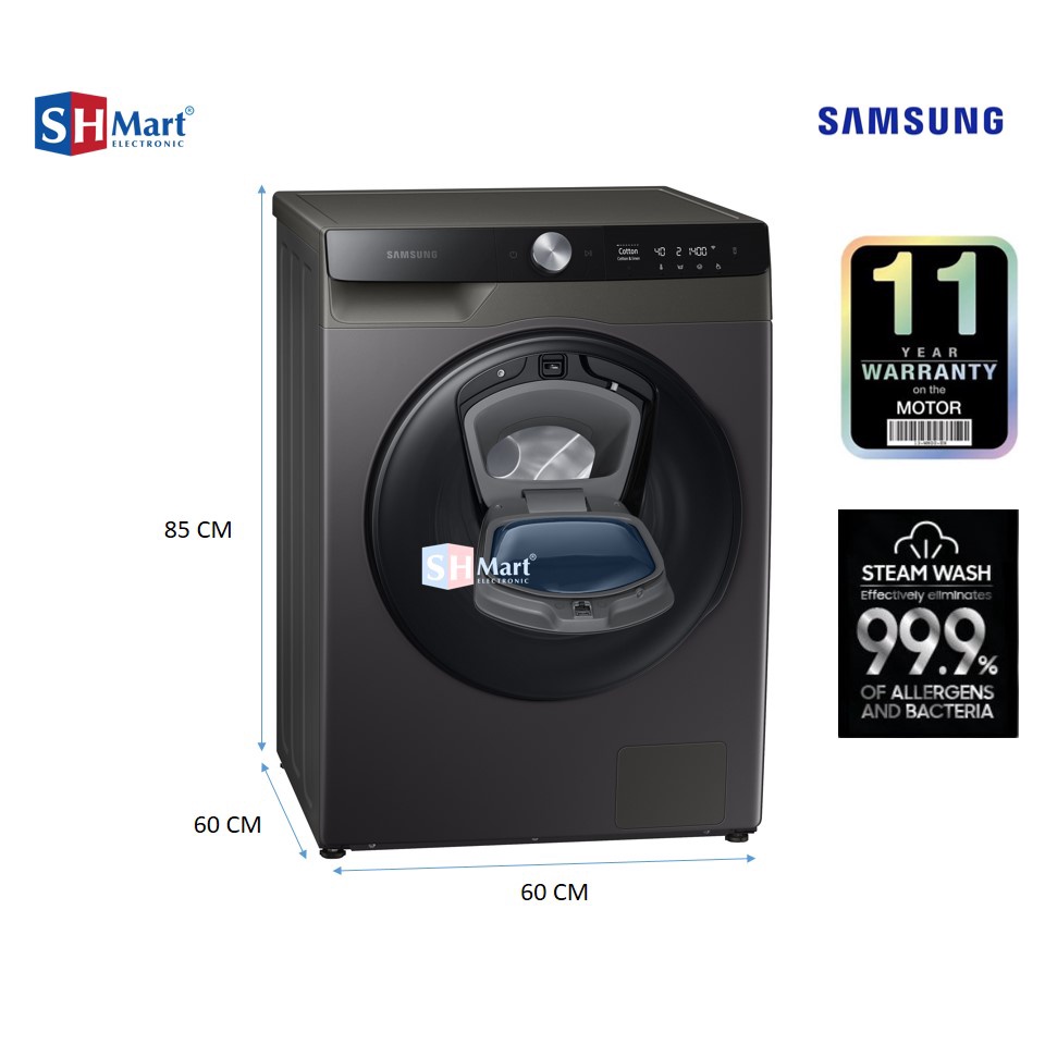 MESIN CUCI FRONT LOADING SAMSUNG 11KG TYPE WD11T754DBX/SE WITH DRYER NEW WD11T (MEDAN)