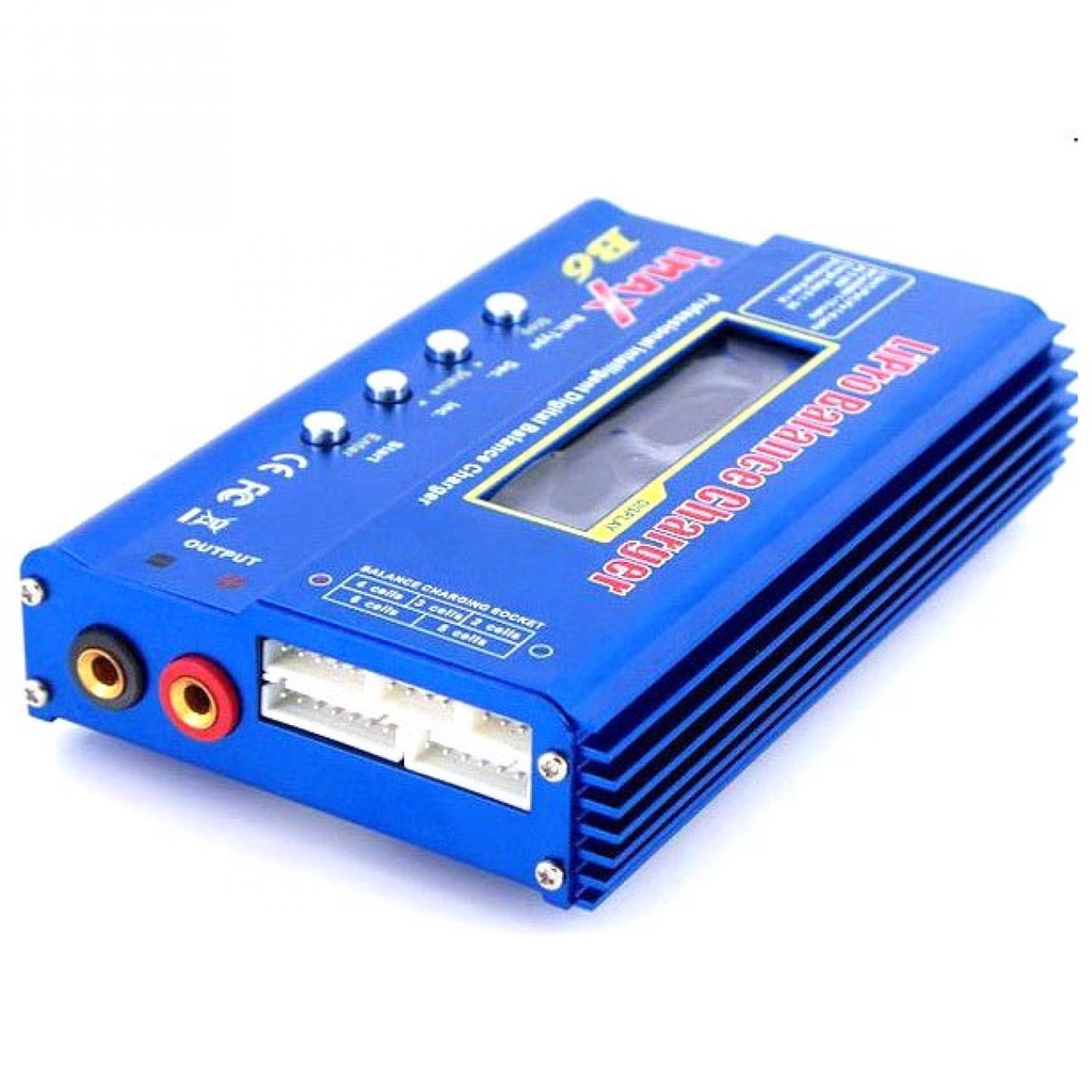 IMAX B6 Charger Baterai LiPo Li-ion Polymer 80W-Biru