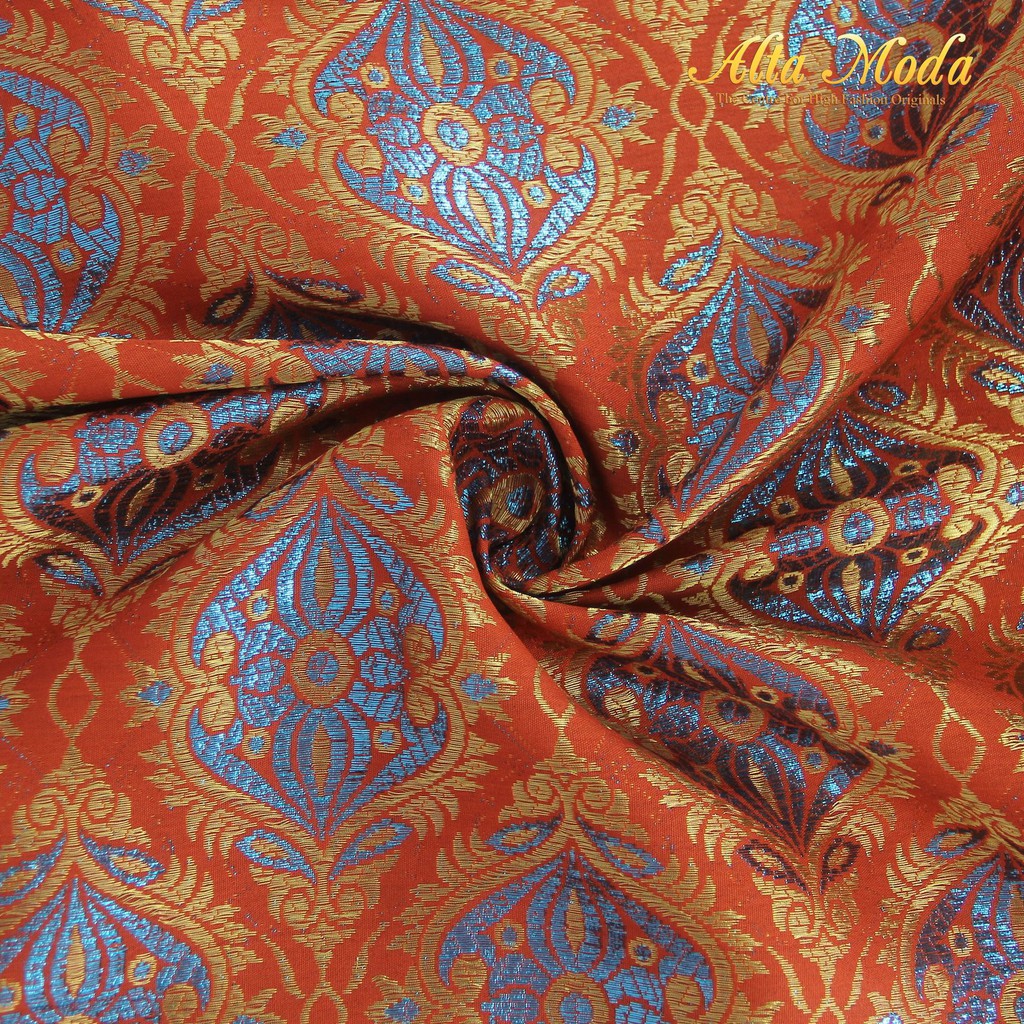 

Alta Moda Songket Motif Bunga Kraton Biru Merah (1M)