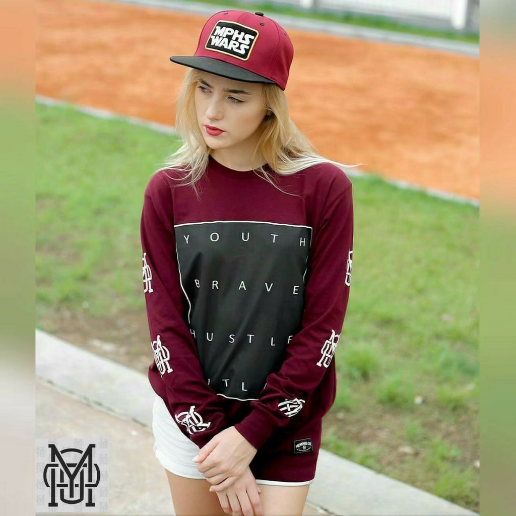 Wesspro.co - Kaos Memphis Lengan Panjang Pria/Wanita Terbaru