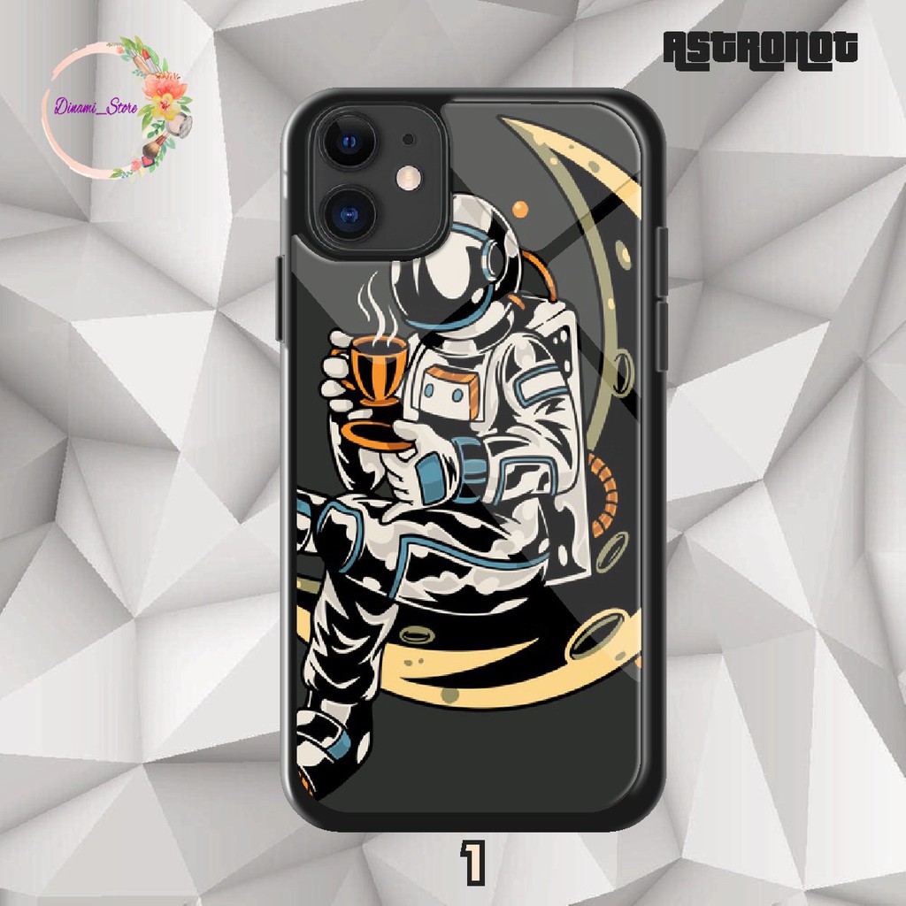 Hardcase 2D glossy astronot OPPO A1K A33 A37 F1 F1+ F1S A59 F3 F7 F11 PRO A5 A9 A53 DST1970