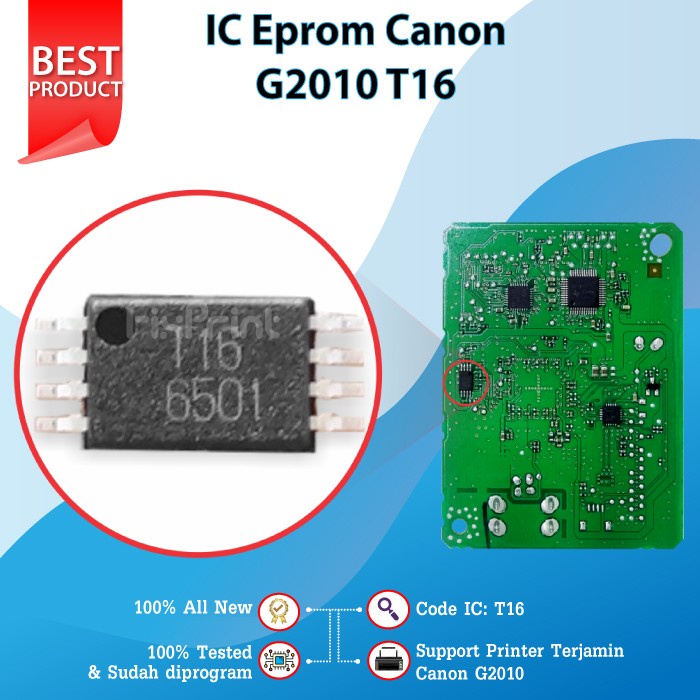 IC Eprom Eeprom Printer Canon G2010 IC Resetter Reset Counter G2010 T16 murah