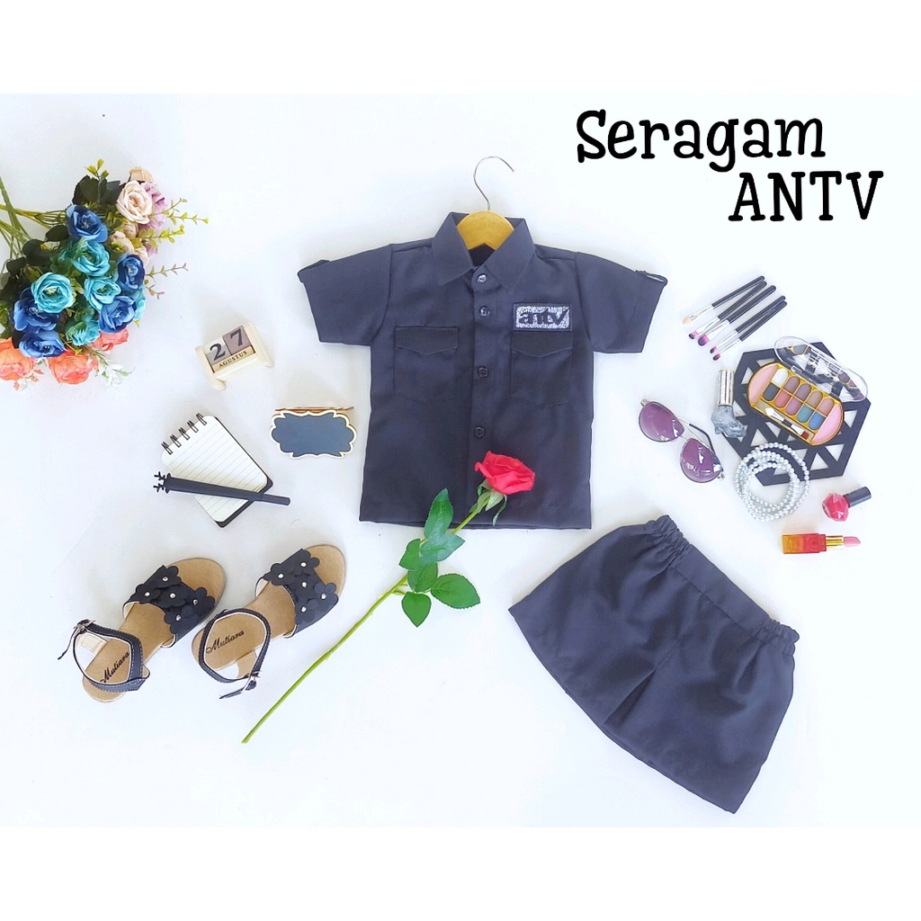 kostum reporter SCTV/kostum reporter ANTV/baju profesi anak/kostum profesi anak/baju reporter anak