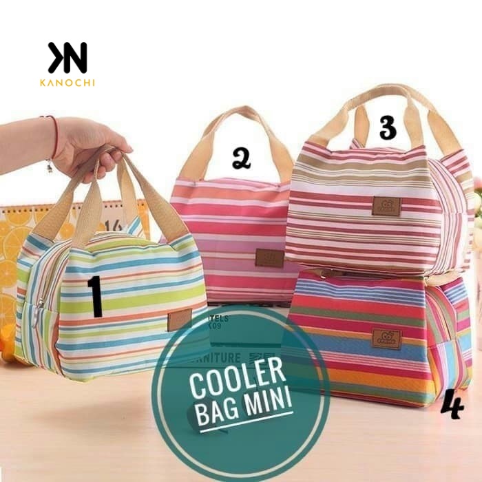 Tas Bekal Mini Cooler Bag Kecil Pouch Asi Thermal Lunch Pouch Fashion