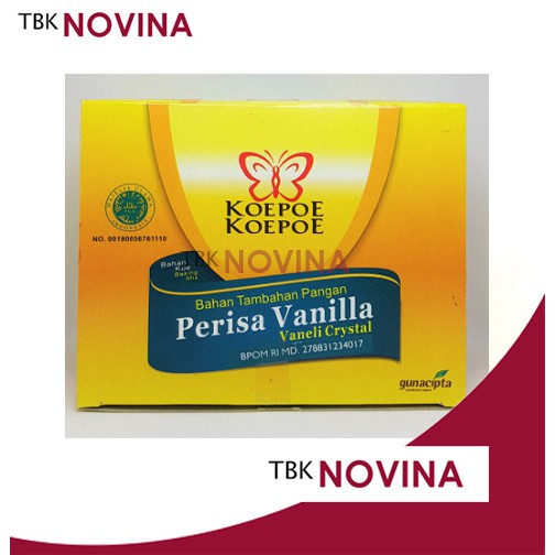 PERISA VANILA 100 Sachet Koepoe Koepoe / Vanilla Bubuk Vanili KupuKupu / Kupu