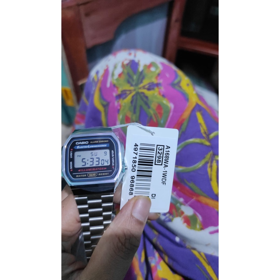 CASIO A168WA A-168WA ORIGINAL GARANSI RESMI