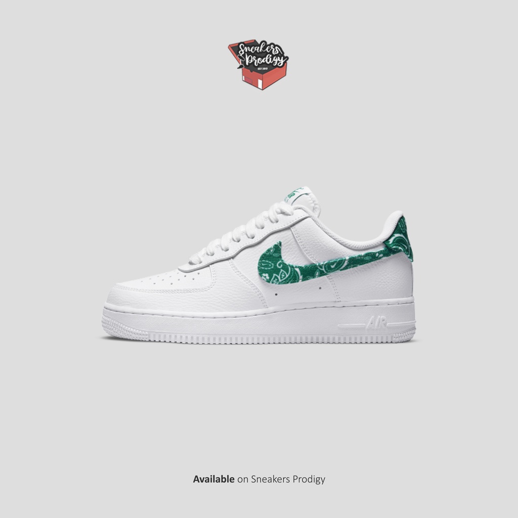 Nike Air Force 1 '07 Essentials Green Paisley Original Resmi Nike Indonesia