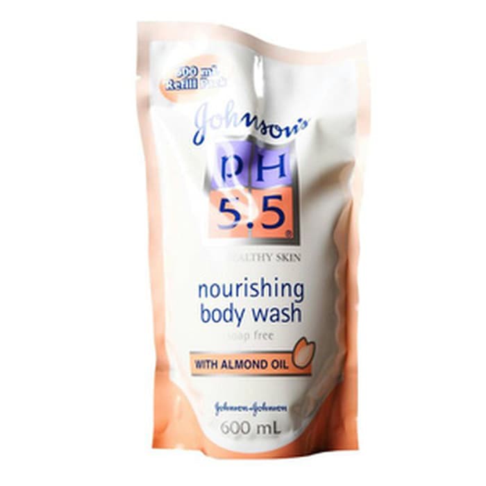 johnson n johnson's pH 5.5 with almond oil johnsons 5,5 body wash terlaris