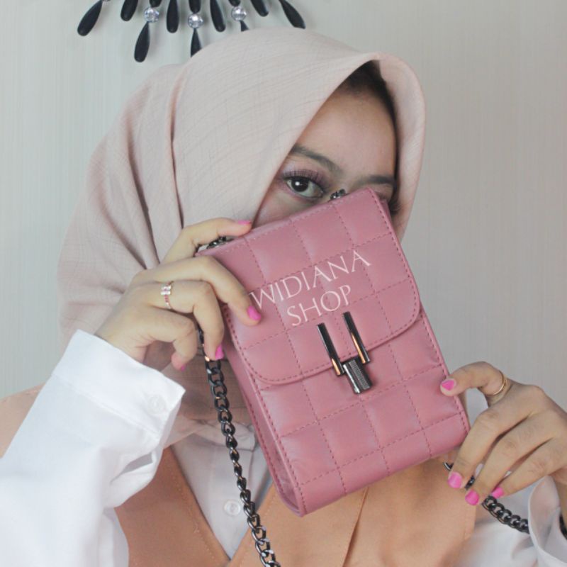 Tas Slempang Wanita Lalita Rantai Bordir Fashion Wanita Kekinian