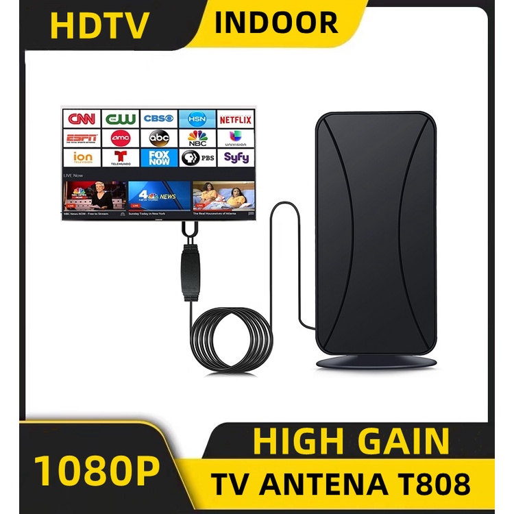 Indoor Digital TV Antena 1080P USB Antenna HDTV Digital Antena DTMB Dalam Luar Ruangan Antena TV Rumah DVB-T2 Antenna Indoor TV Antenna