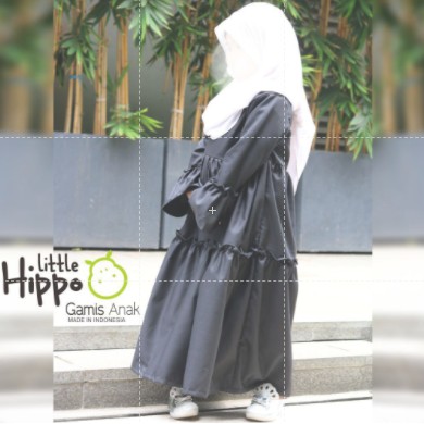 Gamis Anak Perempuan Little Hippo Premium