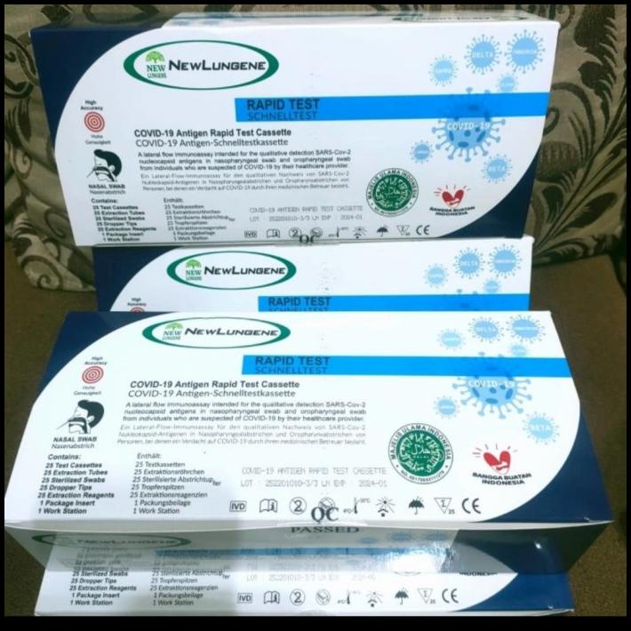 New Lungene Swab Antigen Omicron 1 Box