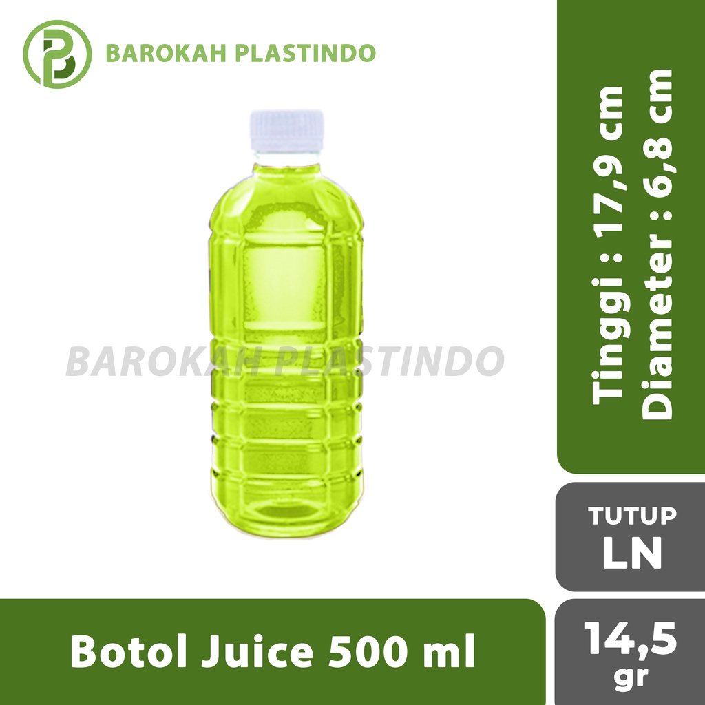 Botol Juice 500 ml / Botol Plastik 500 ml / Botol 500 ml