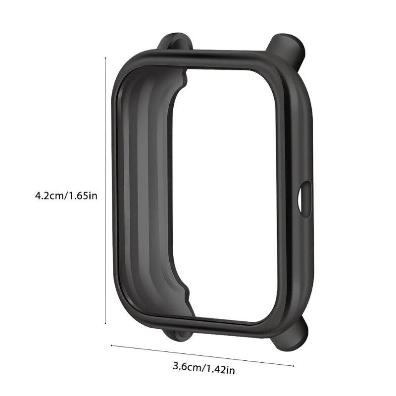 Untuk Huami Amazfit Bip U/Bip U pro/Bip S/Bip S Lite/Bip 1S/Bip Lite Smart Watch Case Lembut Penuh TPU Cover Pelindung Bumper Untuk Amazfit Bip Lite 1S U pro Shell Protector