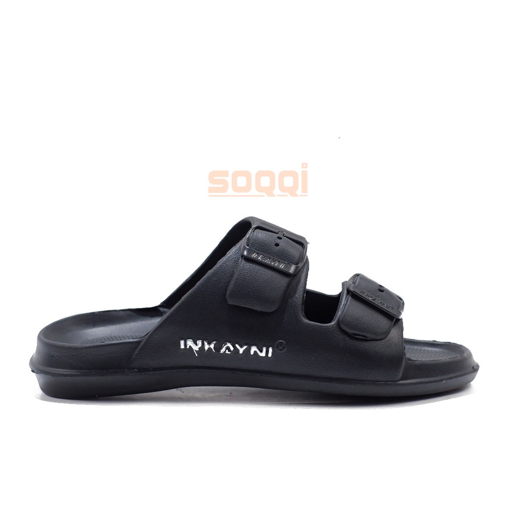 Sandal selop karet pria import korea original sendal slop slip on laki-laki dewasa model slide distro polos casual inkayni 6030 X promo cod murah 39 44