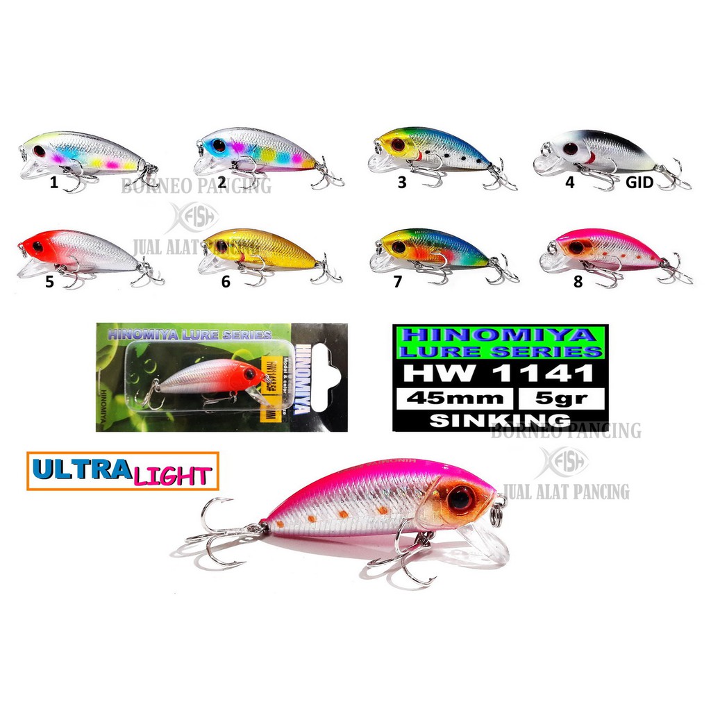 Hinomiya Lure HW 1141 45mm - 5gr Ultra Light