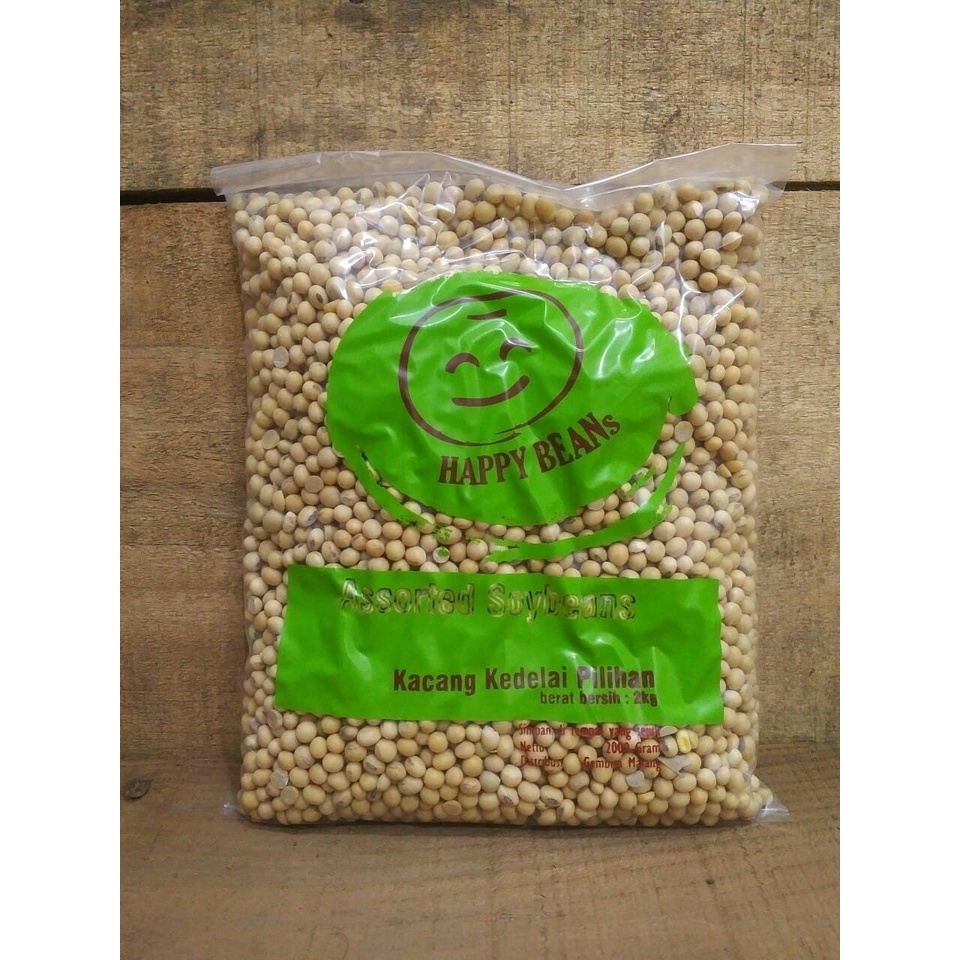 

Kacang Kedelai Happy Bean Assorted Soybean 1 kg/kacang kedelai/ kaacang Kedele