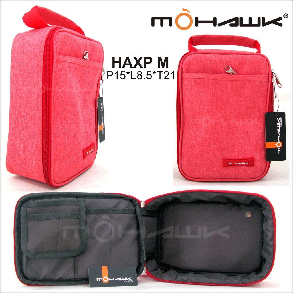 Pouch serbaguna Dompet Adaptor/kosmetik/kunci/koin MOHAWK Code HAXP