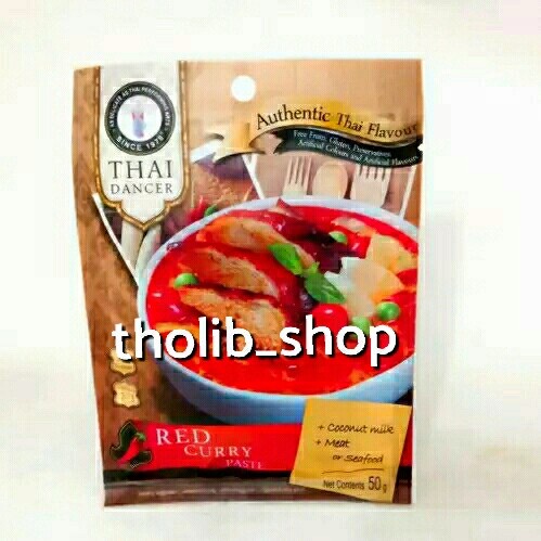 

Thai dancer red curry paste 50 gr