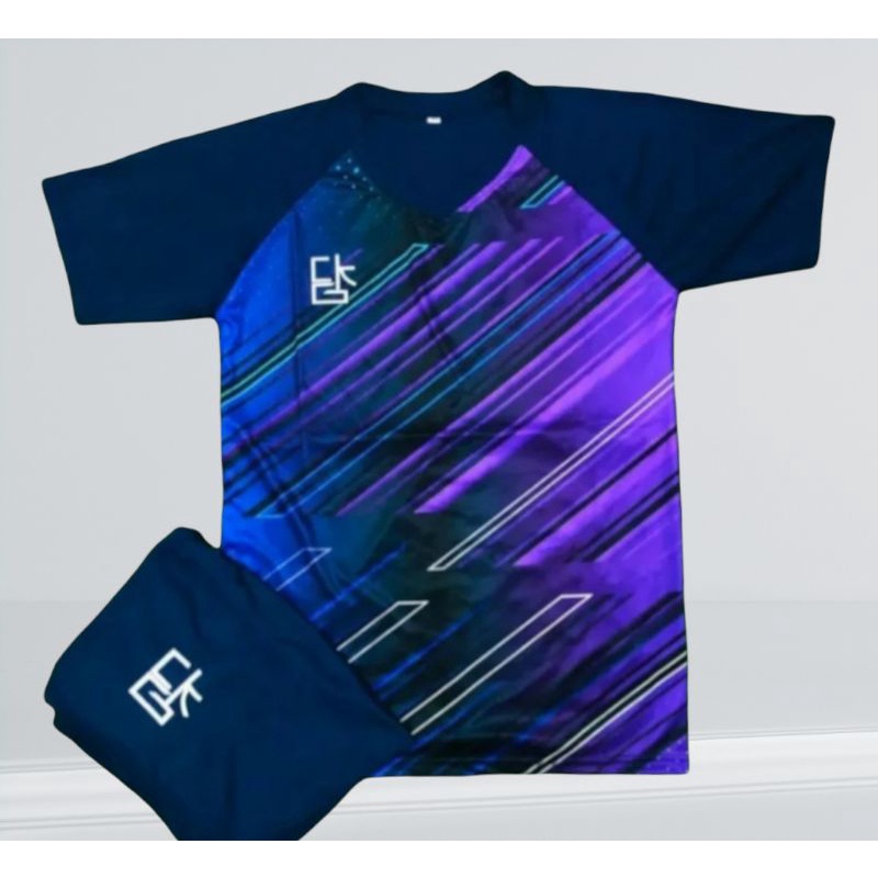 1 SET PAKAIAN OLAHRAGA PRIA BAJU FUTSAL KAOS LARI BAJU JOGGING MURAH