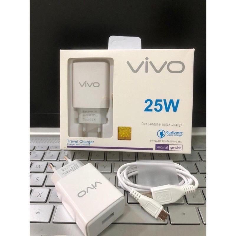 Tc Travel Charger VIVO 25Watt Original Qualcom Micro Usb &amp; Type C