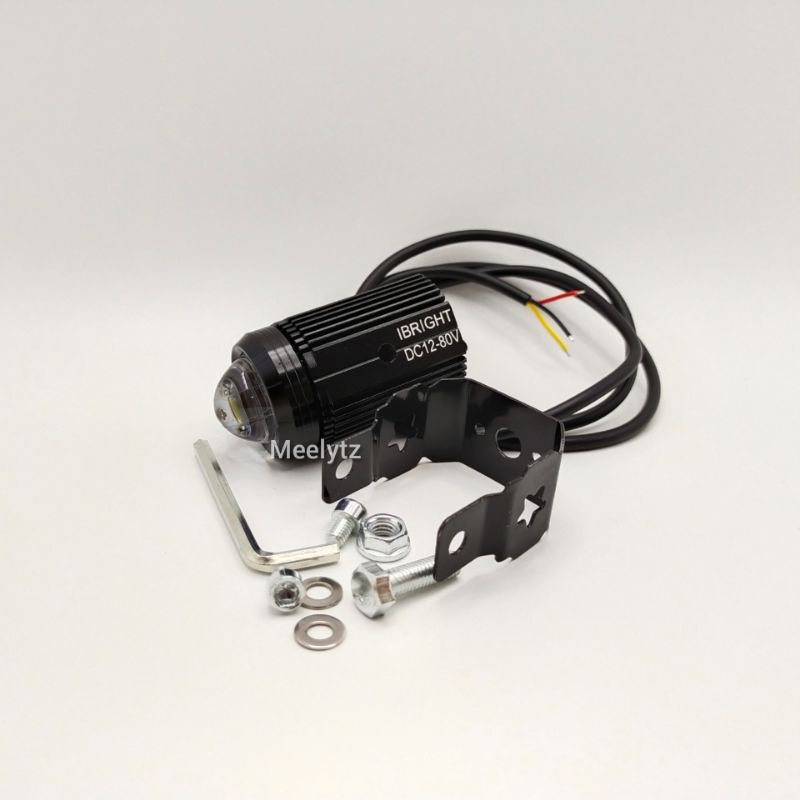 Dijamin Ori Dari IBRIGHT Lampu tembak Laser Led D2 D3 mini 2 Mode High Low Putih waterproof