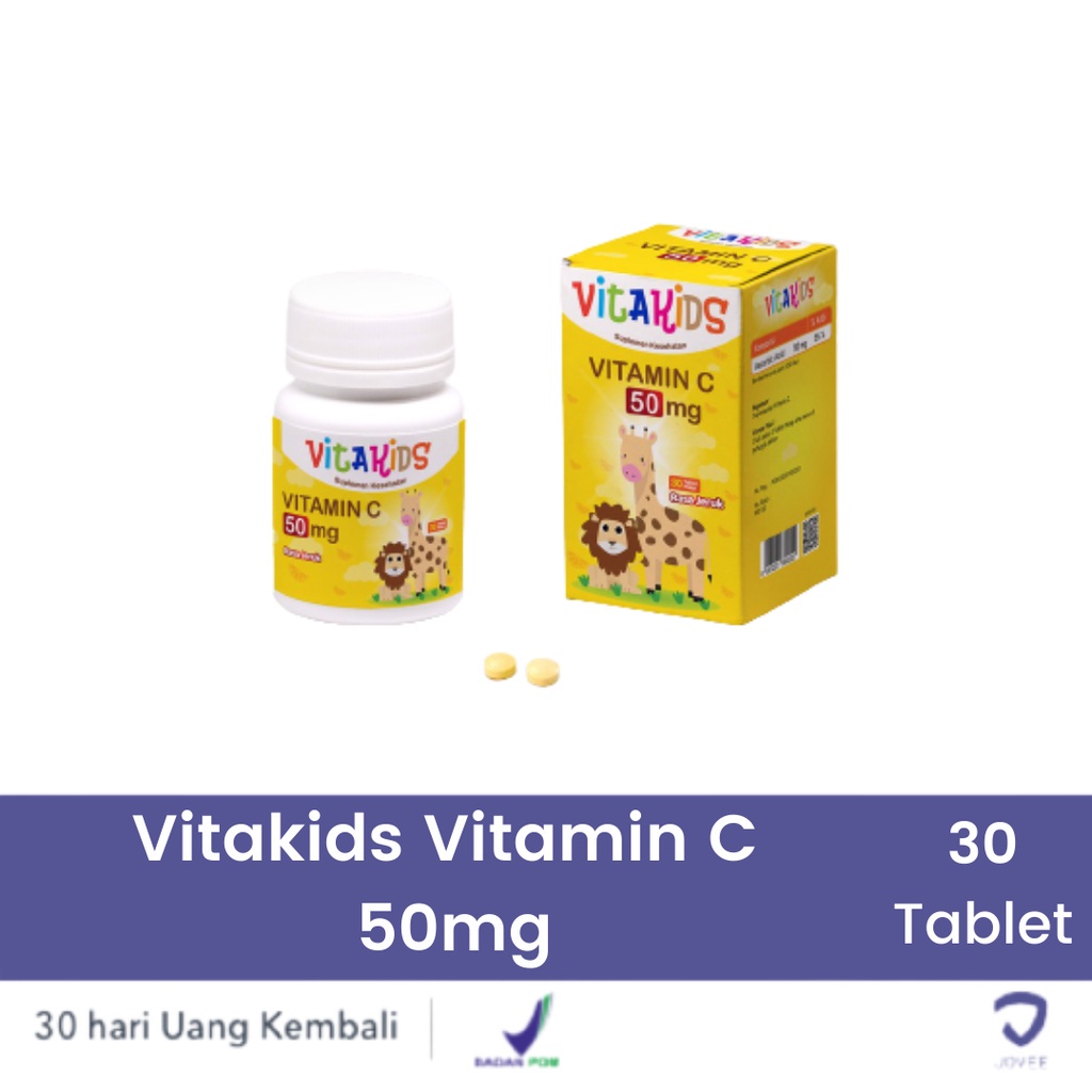 VITAKIDS VITAMIN C 50MG  30 TABLET