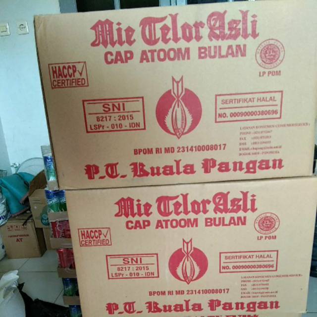 

Mie telor cap atom