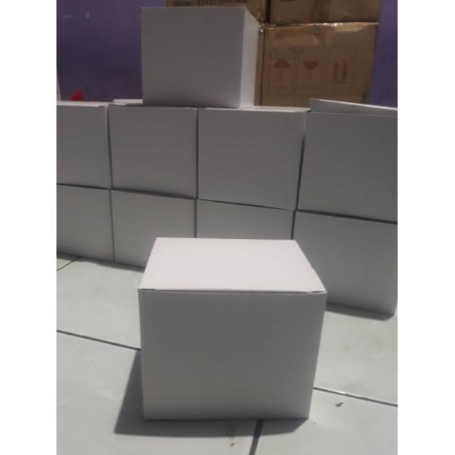 Box mug putih polos