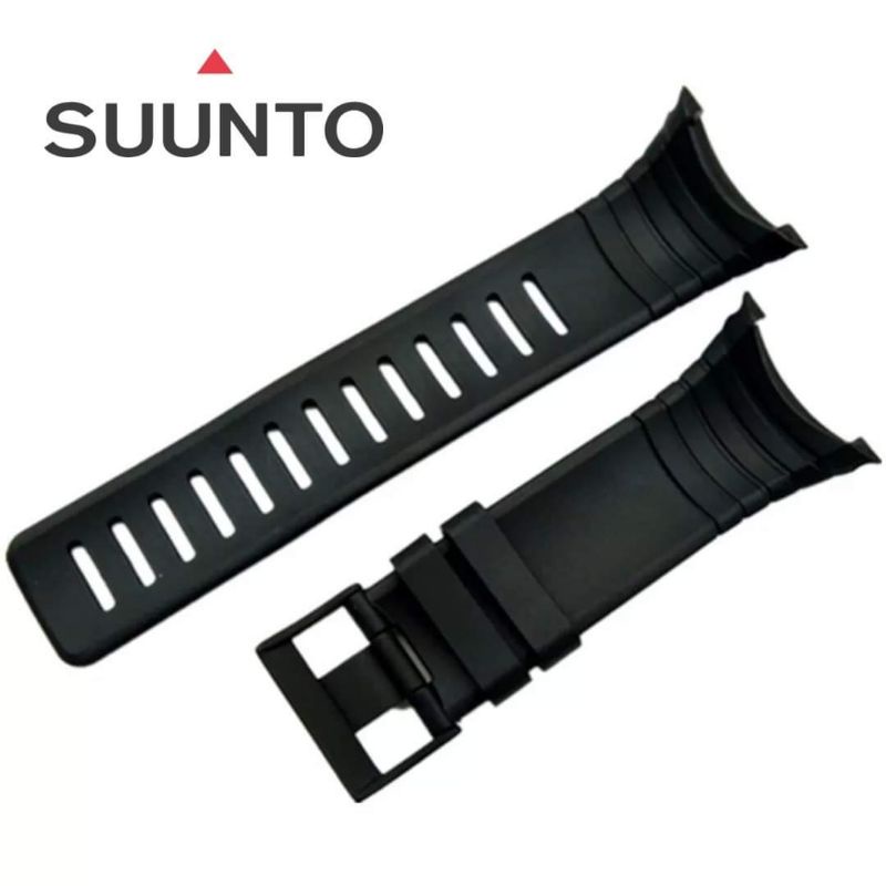 STRAP TALI JAM TANGAN RUBBER SUUNTO CORE ORIGINAL OEM BLACK
