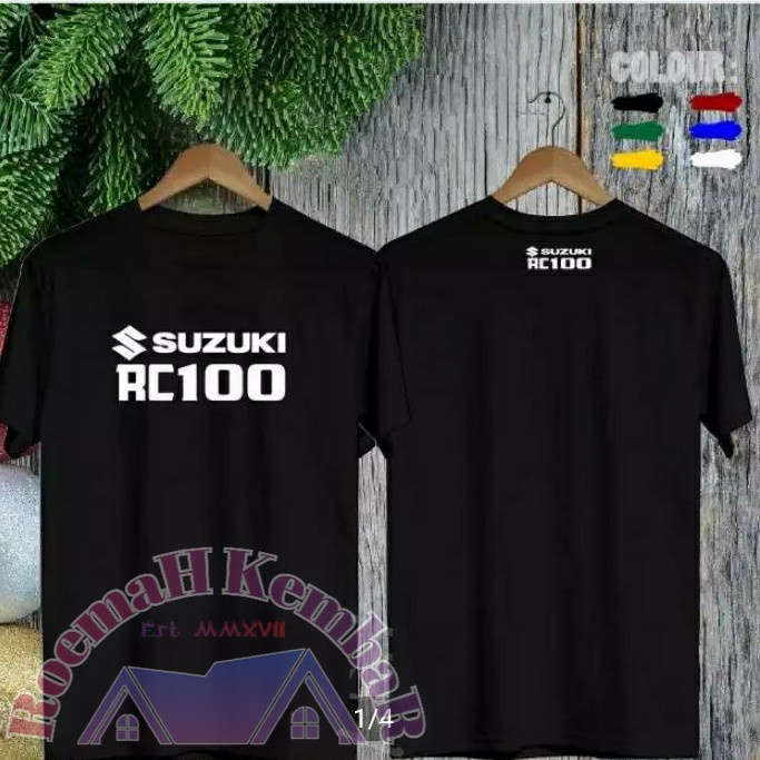 KAOS MOTOR SUZUKI RC100 / KAOS KOMUNITAS / BISA COD TSHIRT TERLARIS RK