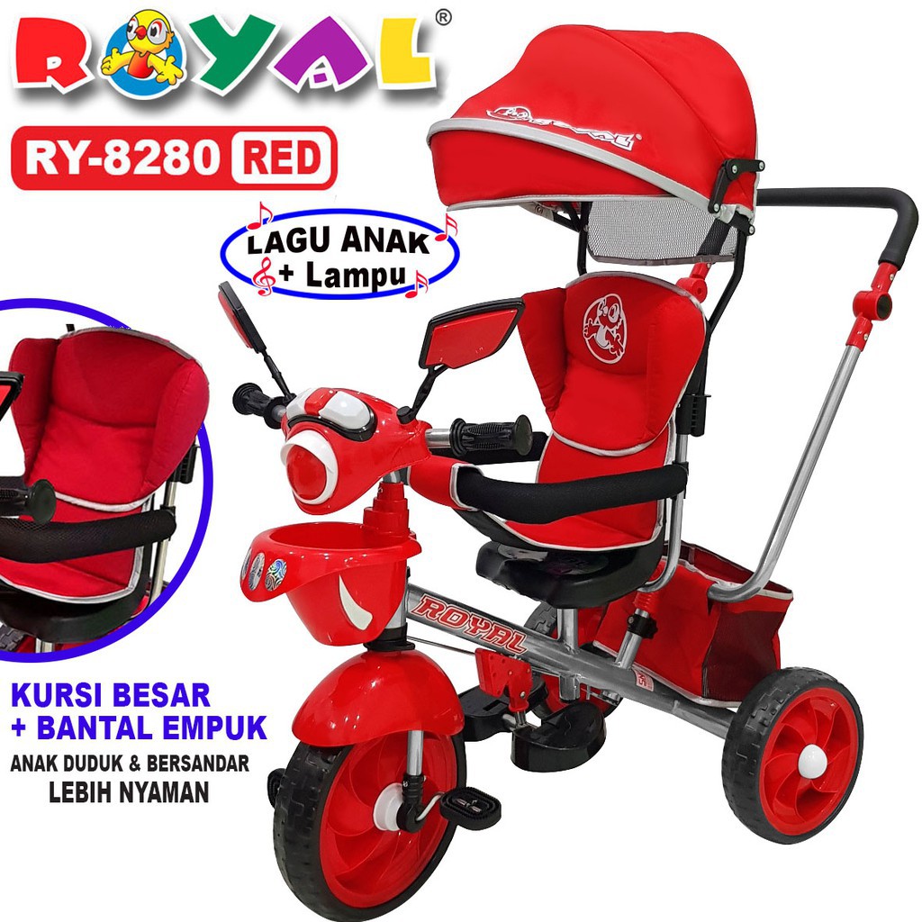 Tricycle ROYAL 8280 Sepeda Roda Tiga Anak / Balita