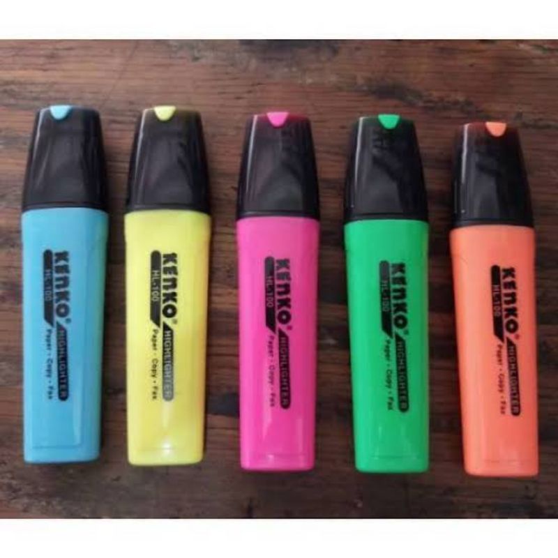 penanda warna HIGHLIGHTER Kenko 6 PILIHAN WARNA