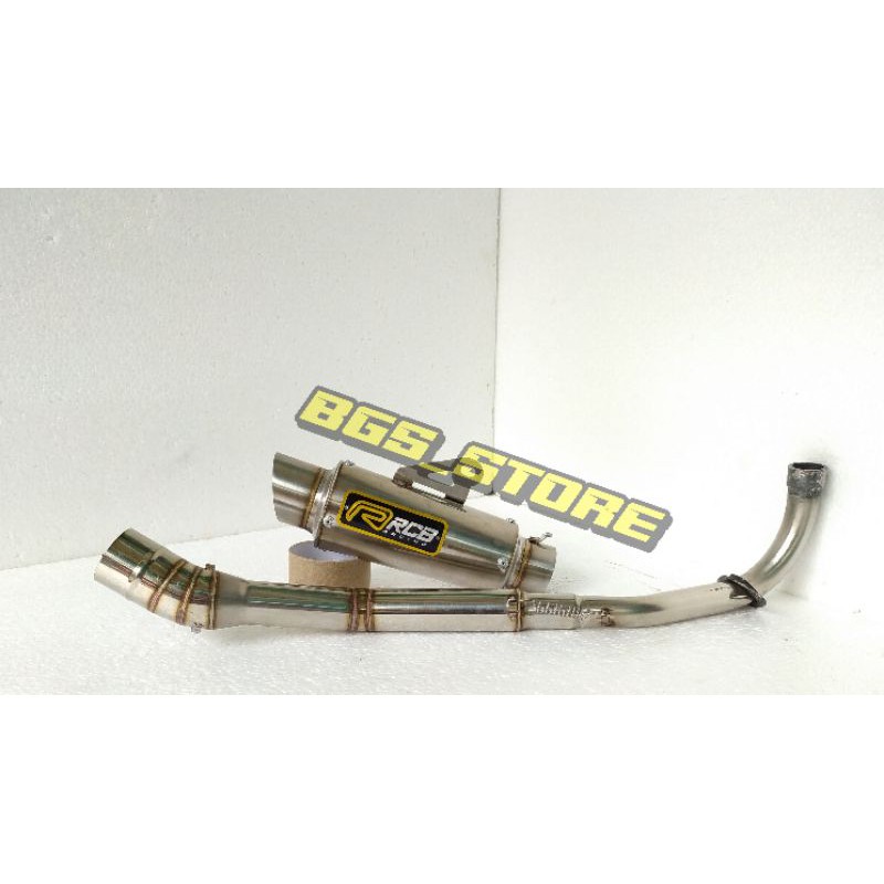Knalpot RCB buat Supra X 125 . Supra fit . karisma . Blade . Revo dll