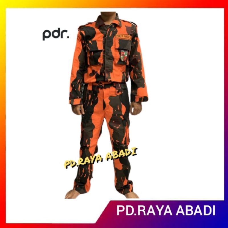 Seragam pemuda pancasila setelan pp seragam pp baju pemuda pancasila loreng pp termurah