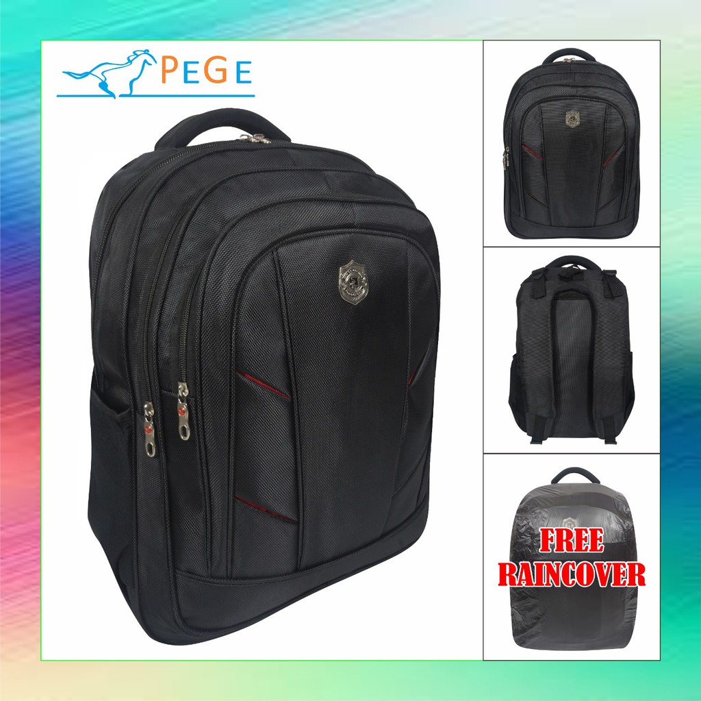 PG 9822 -  Tas Ransel Tas Ransel Laptop Anti air Pria Wanita Tas Sekolah Backpack Model Polo